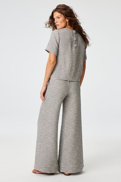THE SAILOR PANT in NAVY METALLIC TWEED – Lisa Marie Fernandez