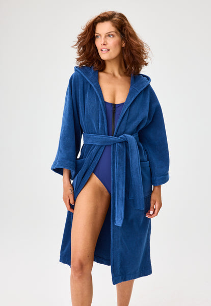 ladies navy blue dressing gown Mens Next Navy Blue Lightweight Waffle Dressing Gown L