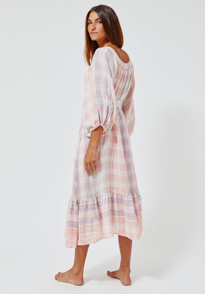 THE LAURE DRESS in MADRAS GAUZE