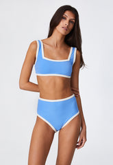 水着・ビーチグッズその他 Lisa Marie Fernandez SWIMWEAR (2023SP410AS AZURE) THE MARIA HIGH-WAIST BIKINI in AZURE CREPE – Lisa Marie