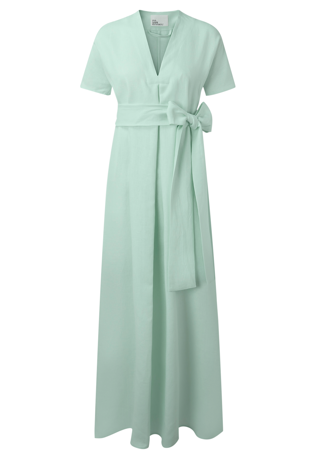 ROSETTA SEAFOAM LINEN CAFTAN