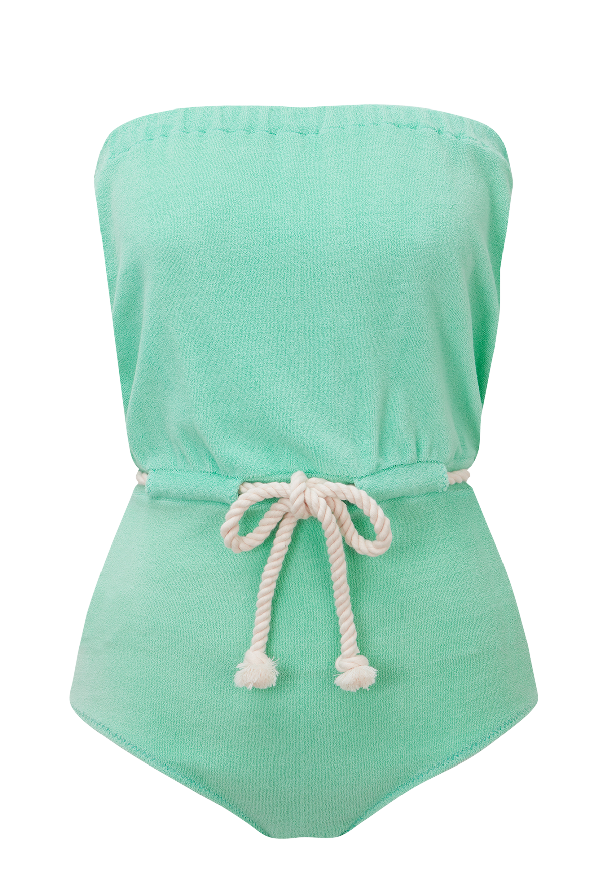 THE VICTOR MAILLOT in SEAFOAM TERRY CLOTH
